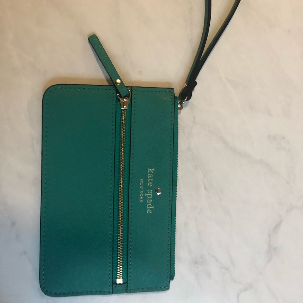 Kate Spade Teal Wristlet / Clutch